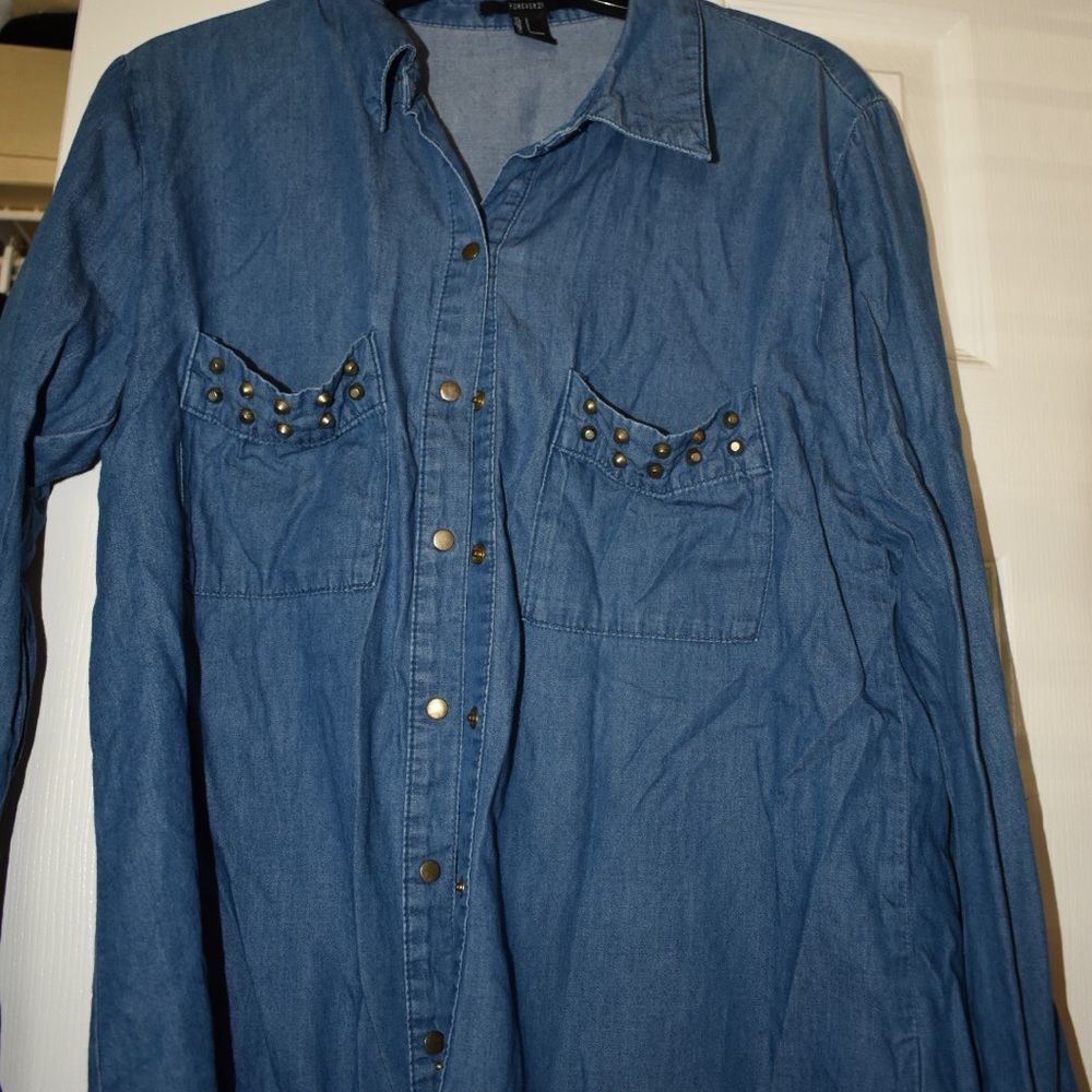 Denim shirt